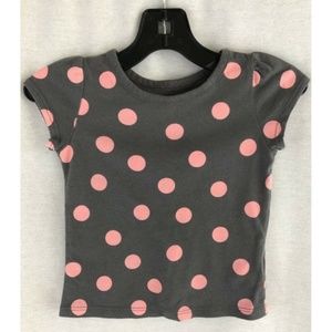 ☀️ 3 For $20 ☀️ Circo Baby Girl Shirt Gray Polka Dot 12M
